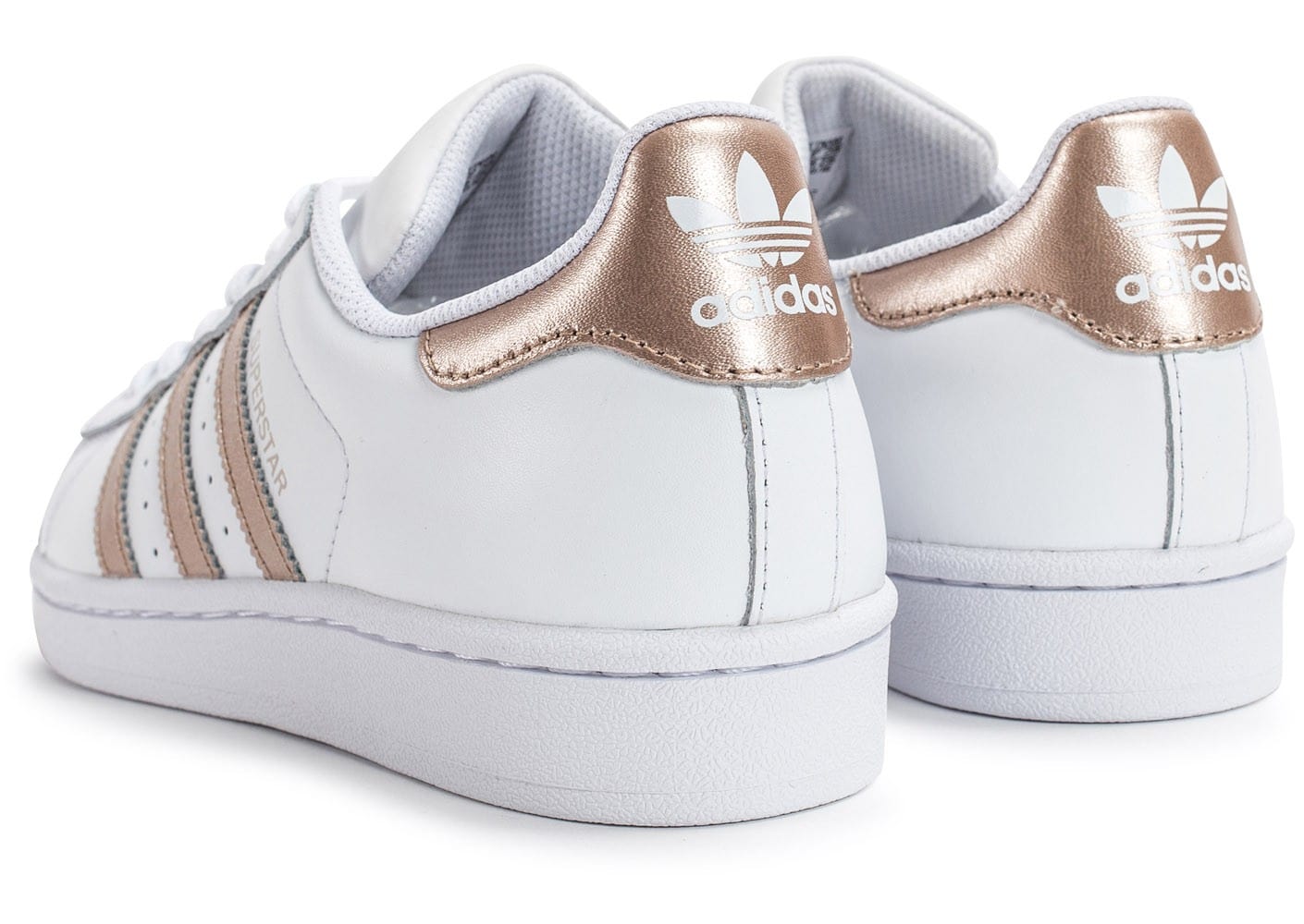 adidas superstar rose gold femme